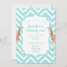 Giraffe auf Zickzack Zickzack.