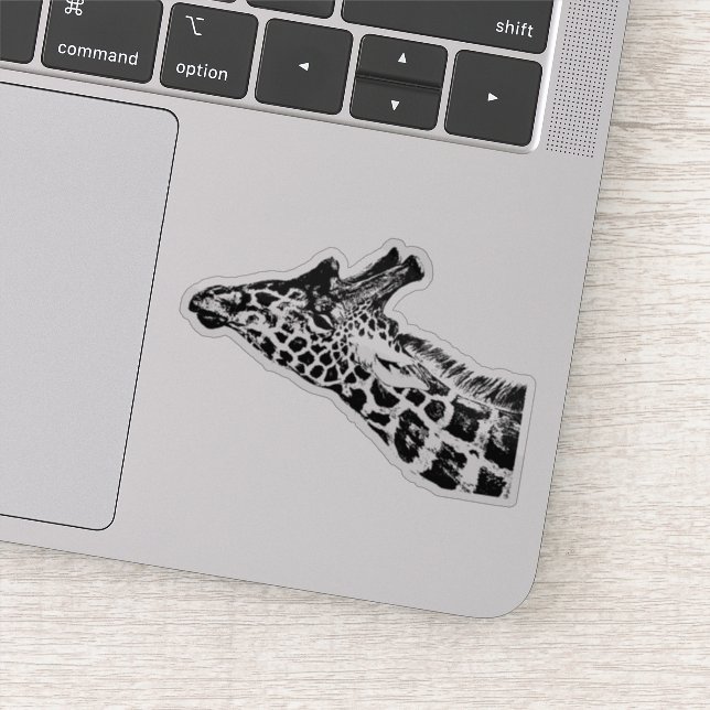 Giraffe Aufkleber (Detail)