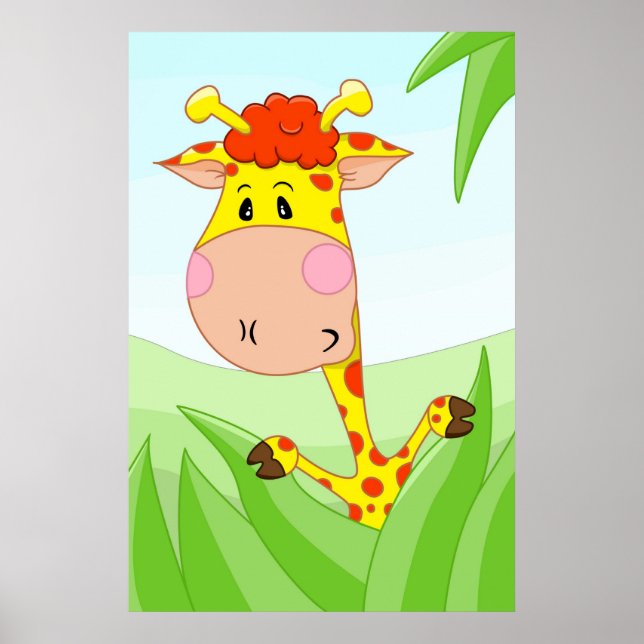 Giraffe aus Afrika Poster (Vorne)