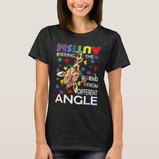 Giraffe Autismus Die Welt aus einer anderen Perspe T-Shirt