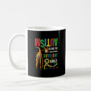 Giraffe Autismus sieht Welt anders Angle Awaren Kaffeetasse