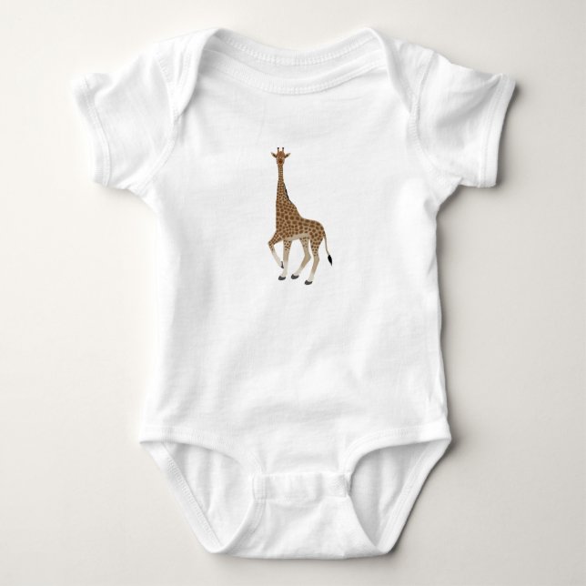Giraffe Baby Bodysuit Strampler (Vorderseite)