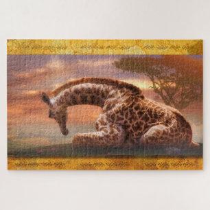 GIRAFFE BABY OF AFRICA PUZZLE