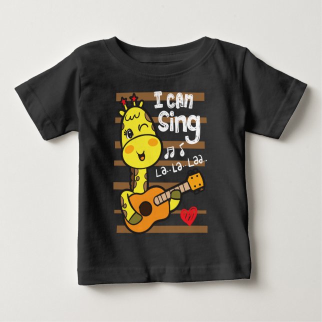 Giraffe Baby T-shirt (Vorderseite)