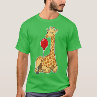 Giraffe Balloon 2 T-Shirt
