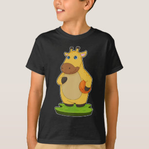 Giraffe Basketball-Spieler Basketball T-Shirt