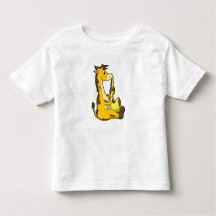 Giraffe bei Musik mit Saxophone.PNG Kleinkind T-shirt
