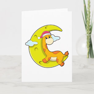 Giraffe bei Sleeping with Moon Karte