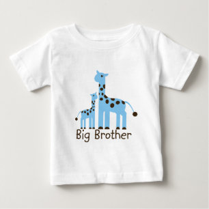 Giraffe Big Brother Baby T-shirt