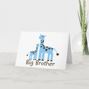 Giraffe Big Brother Karte