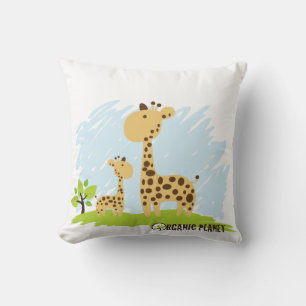 Giraffe Bio Planet Cotton Pillows Kissen