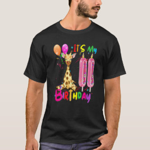 Giraffe Birthday Es ist mein 11. Geburtstagsmädche T-Shirt