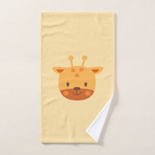 Giraffe Birthday Kids Art Handtuch