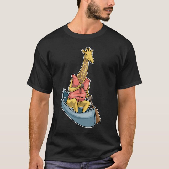 Giraffe Boat Paddle T-Shirt (Vorderseite)