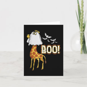 Giraffe Boo Halloween Kostüme Männer Frauen Kinder Karte