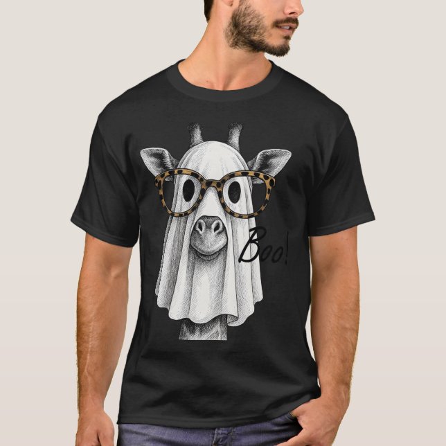 Giraffe Boo Halloween Kostüme Männer Frauen Mädche T-Shirt (Vorderseite)