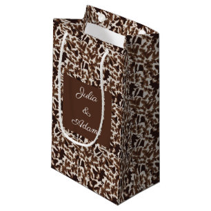 Giraffe Braun Geschenktasche Kleine Geschenktüte