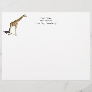 Giraffe Briefbogen