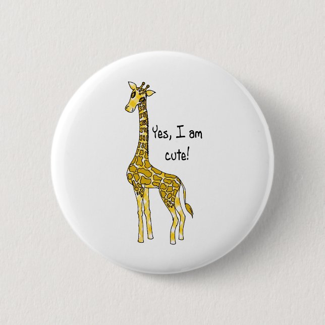 Giraffe Button (Vorderseite)