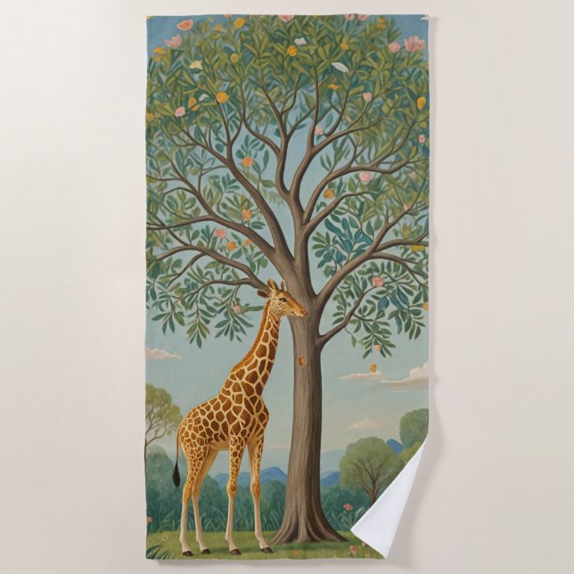 Giraffe-Canopy Strandtuch (Vorderseite)