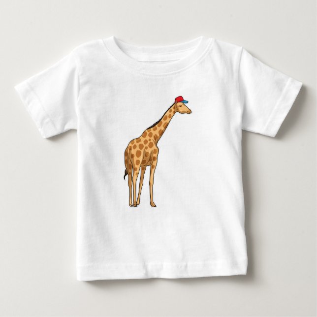 Giraffe Cap Baby T-shirt (Vorderseite)