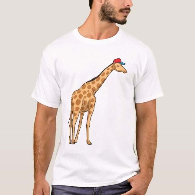 Giraffe Cap T-Shirt (Vorderseite)