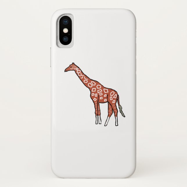 Giraffe Case-Mate iPhone Hülle (Rückseite)