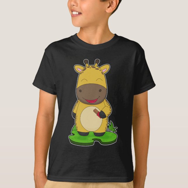 Giraffe Chocolate Bar T-Shirt (Vorderseite)