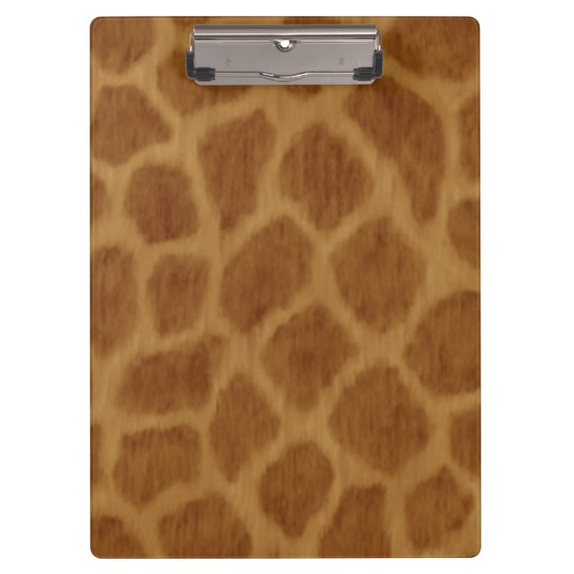Giraffe Clipboard Klemmbrett (Vorderseite)