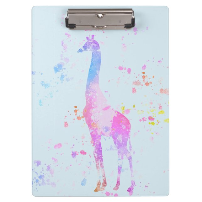 Giraffe Clipboard Klemmbrett (Vorderseite)