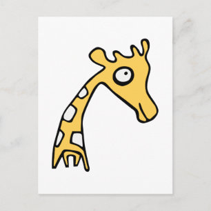 Giraffe coole Abbildung Postkarte