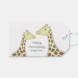 Giraffe Couple Wedding Anniversary Geschenkanhänger