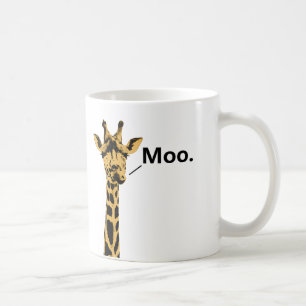 Giraffe Cow Funny Mug Kaffeetasse