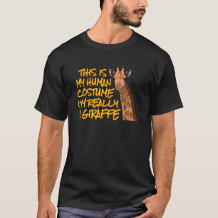 Giraffe Das ist mein menschliches Kostüm T-Shirt