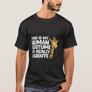 Giraffe Das ist meine Hu, ich bin wirklich eine Gi T-Shirt