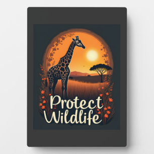 Giraffe der Savanne Tank Top Fotoplatte