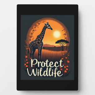 Giraffe der Savanne Tank Top Fotoplatte