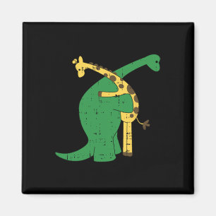 Giraffe Dinosaur Hug Liebe Dino Animals Safari Hal Magnet