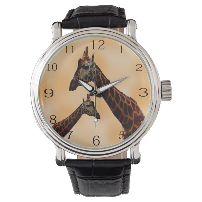 Giraffe doppelte Schwierigkeit, Armbanduhr (Vorderseite)