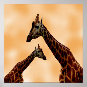 Giraffe doppelte Schwierigkeit, Poster