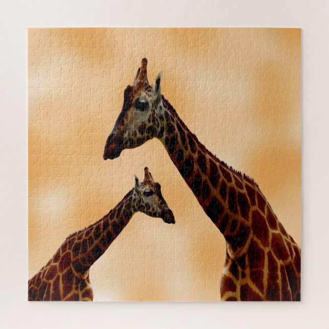 Giraffe doppelte Schwierigkeit, Puzzle (Vertikal)