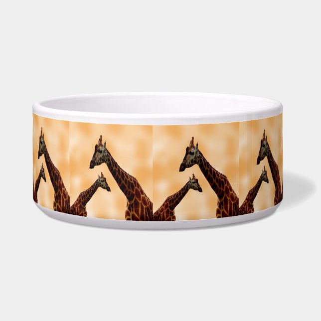 Giraffe Doppeltrouble, Pet Bowl Napf (Vorderseite)