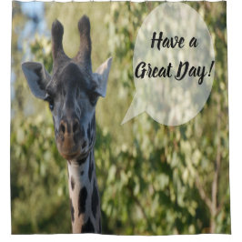 Giraffe Duschvorhang