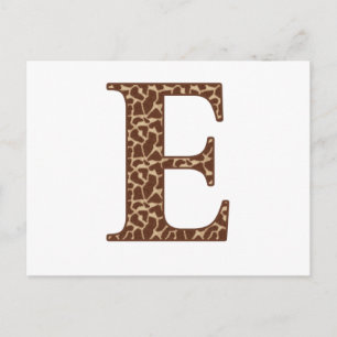 Giraffe E Postkarte