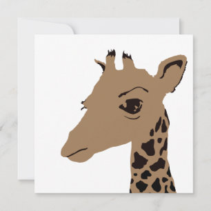 Giraffe Einladung