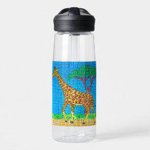 Giraffe (einzeln) - Wasserflasche Trinkflasche