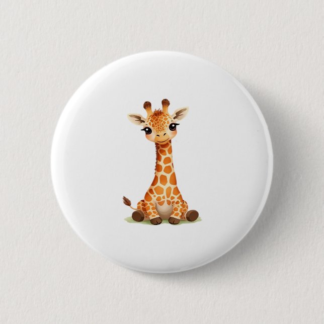 Giraffe Essential T-Shirt_1 Button (Vorderseite)