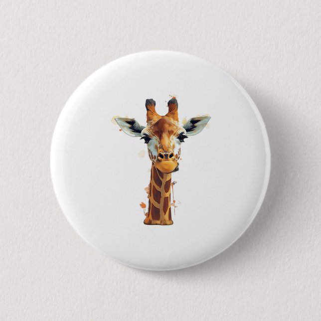 Giraffe Essential T-Shirt_3 Button (Vorderseite)