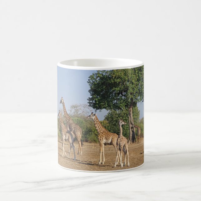 Giraffe Familienkaffee Tasse (Mittel)