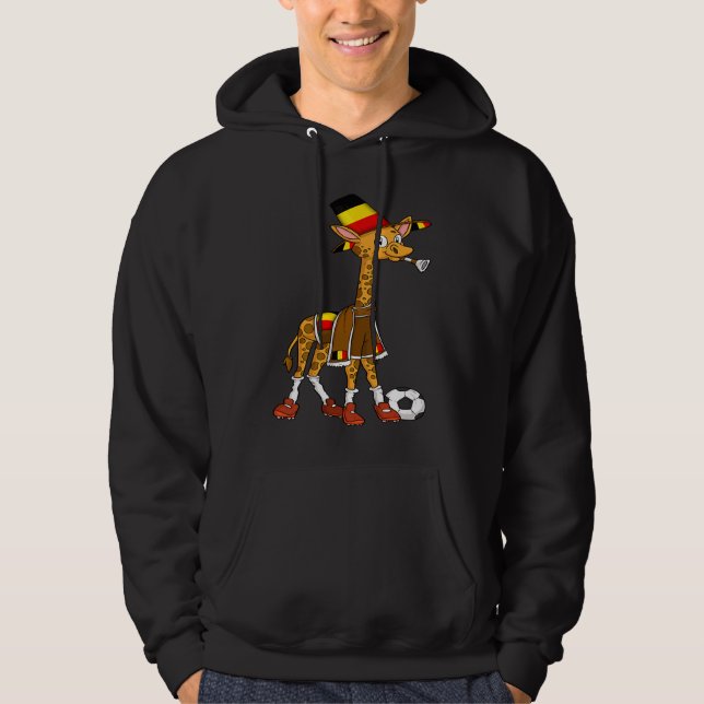 Giraffe fan Belgium Hoodie (Vorderseite)